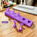 Nail Stand Holder Display Rack False Nails Non Magnetic Art Tip Qme Purple