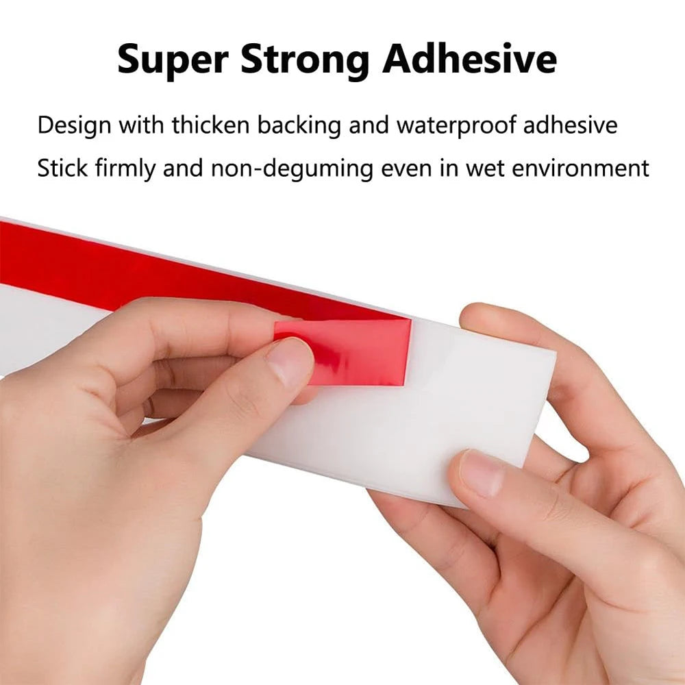 1m Porous Windproof Sealing Strip Adjustable Soundproof Anti-Cold Gap Door Bottom Weather Strip Flexible Self Adhesive Strip Qme