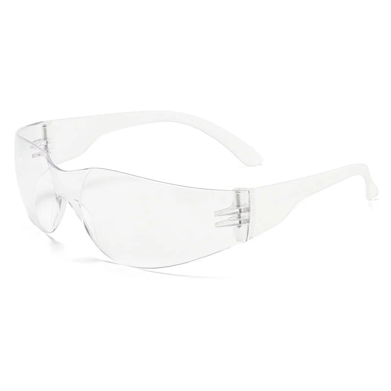 10PCS Safety Goggles Anti-Splash Anti-Dust Impact Resistant for Industrial Grinding Lab Riding Windproof Eye Protection Qme clear 10pcs