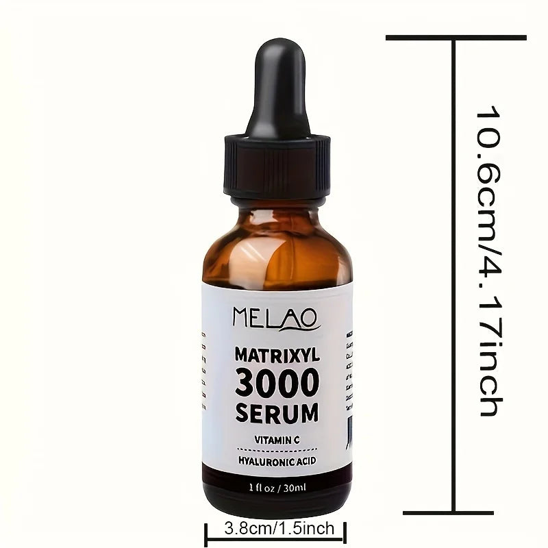 MELAO Matrixyl 3000 Serum: Anti-Aging Face Serum for Wrinkles & Deep Hydration, Boosts Collagen, Visibly Lifts & Firms Skin Qme Matrixyl 3000 Serum Matrixyl 3000 Serum 30ml