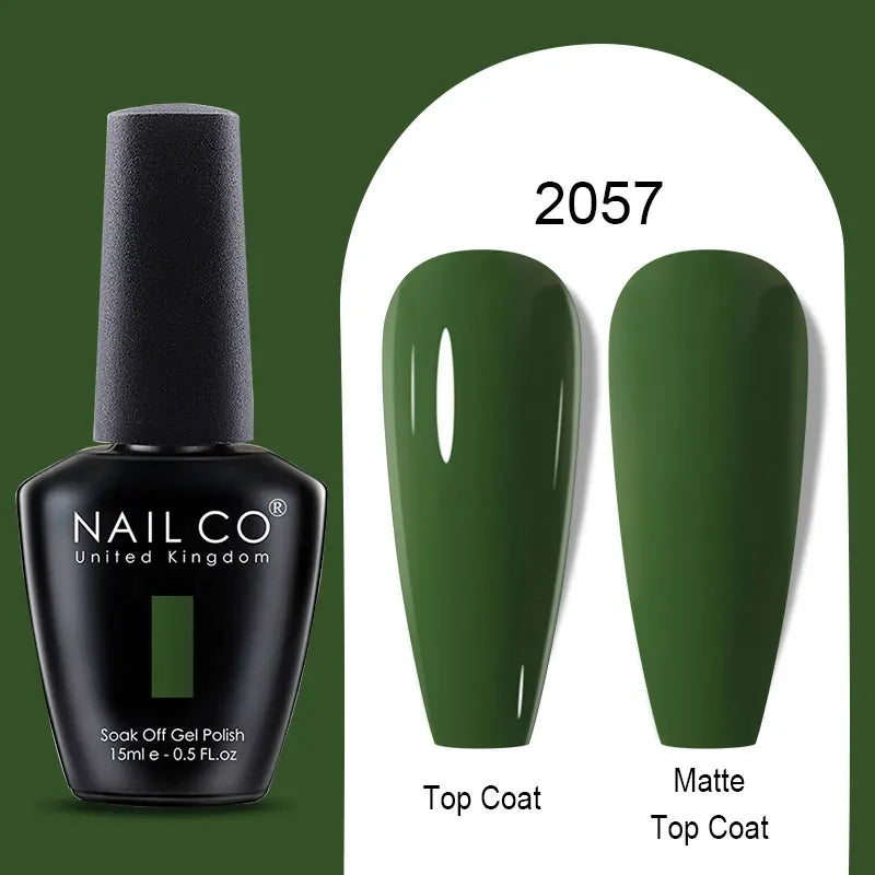 NAILCO Winter Red Gel Nail Polish Semi Permanent Soak Off Varnishes
