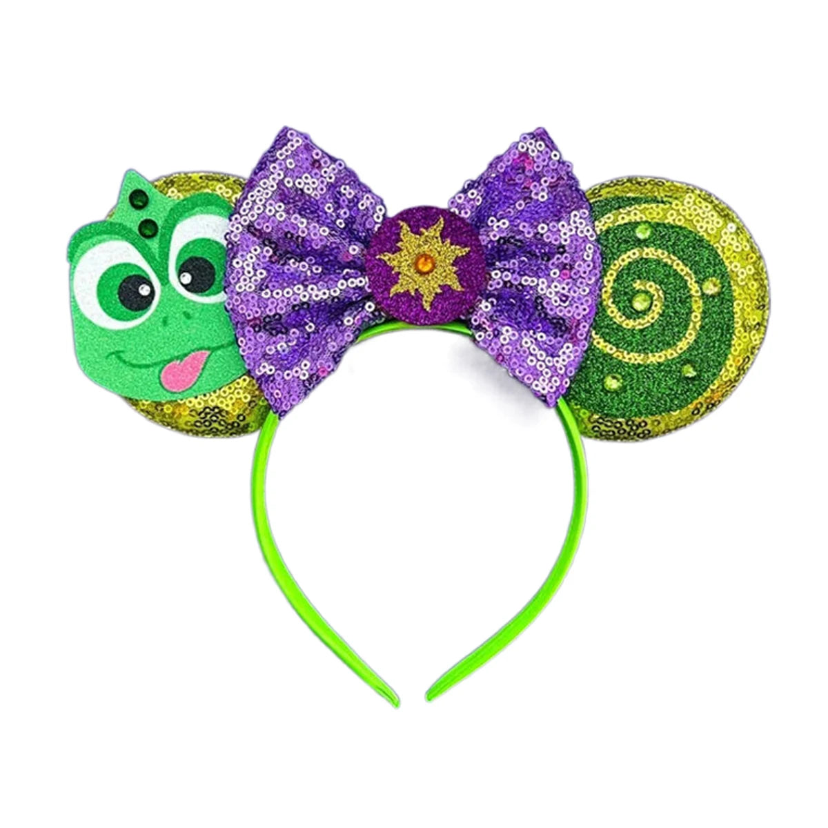 Sunflower Fashion Mouse Ears Princess Headband For Kids Band For Women Hair Accessories Girls Sequins 5" Sequin Bow Headwear Qme Headband 5