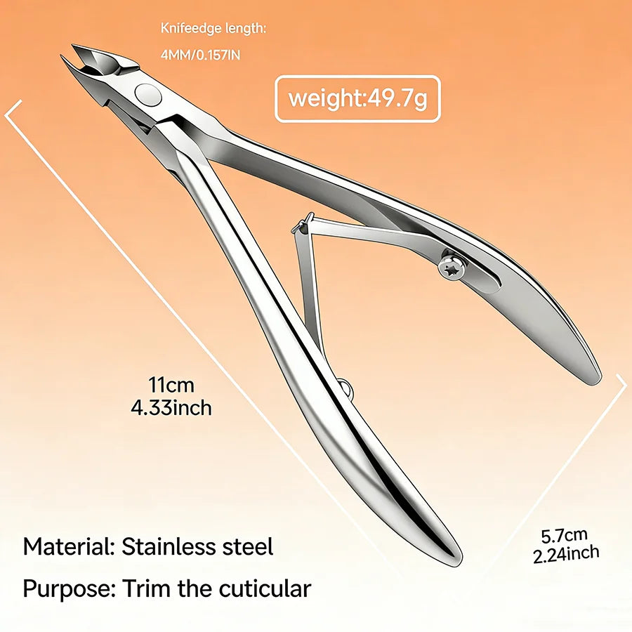 Professional Cuticle Trimmer Ultra-sharp Dead Skin Shears Cuticula Qme