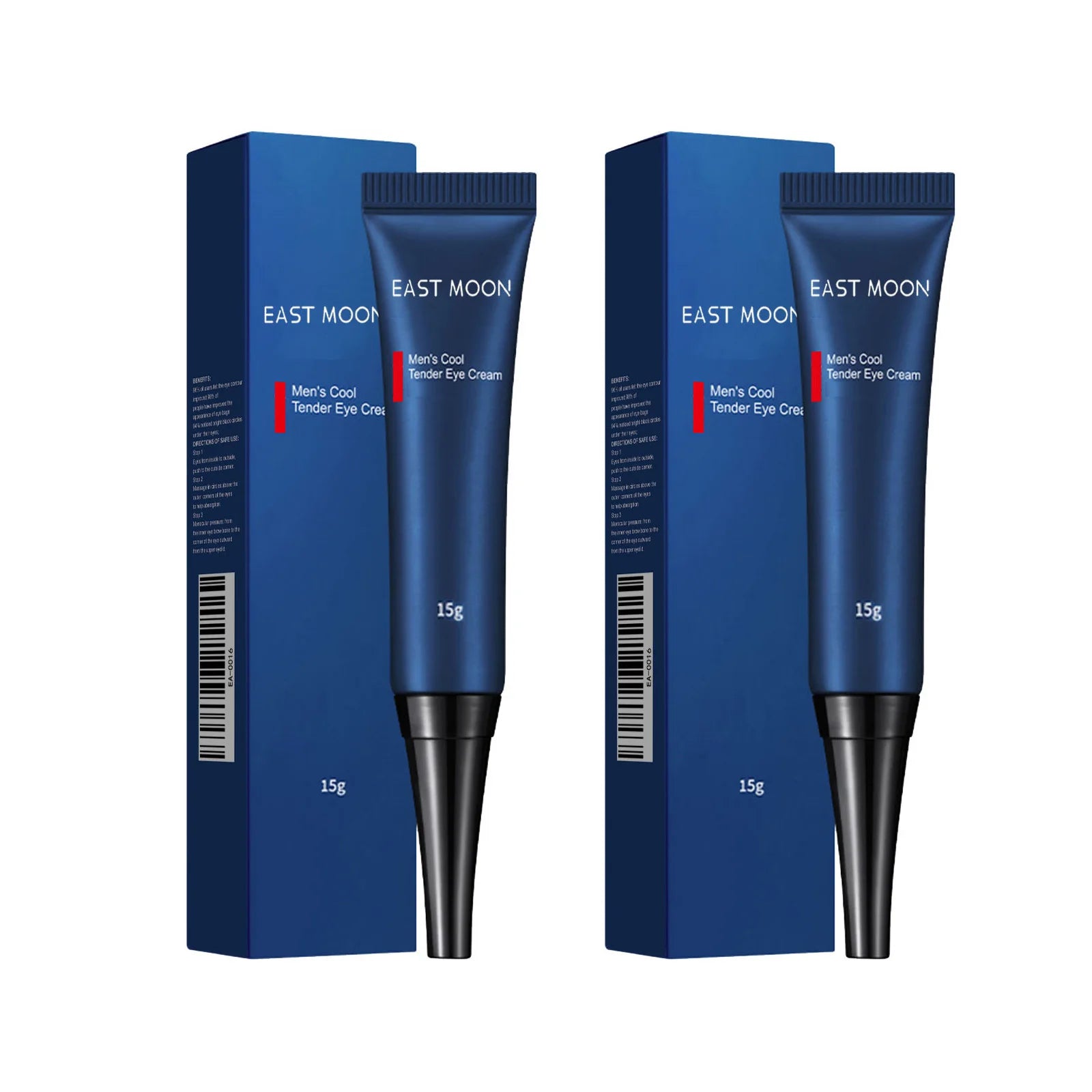 2Pcs Men's Retinol Eye Cream Moisturizing Anti-Aging Remove Dark Circle Anti-Puffiness Fade Wrinkles Hydrating Firming Eye Care Qme
