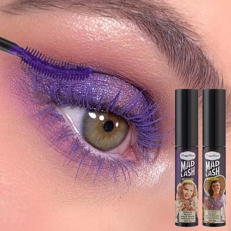 Colorful Slender Mascara Waterproof Fast Drying Curling Eyelashes Qme
