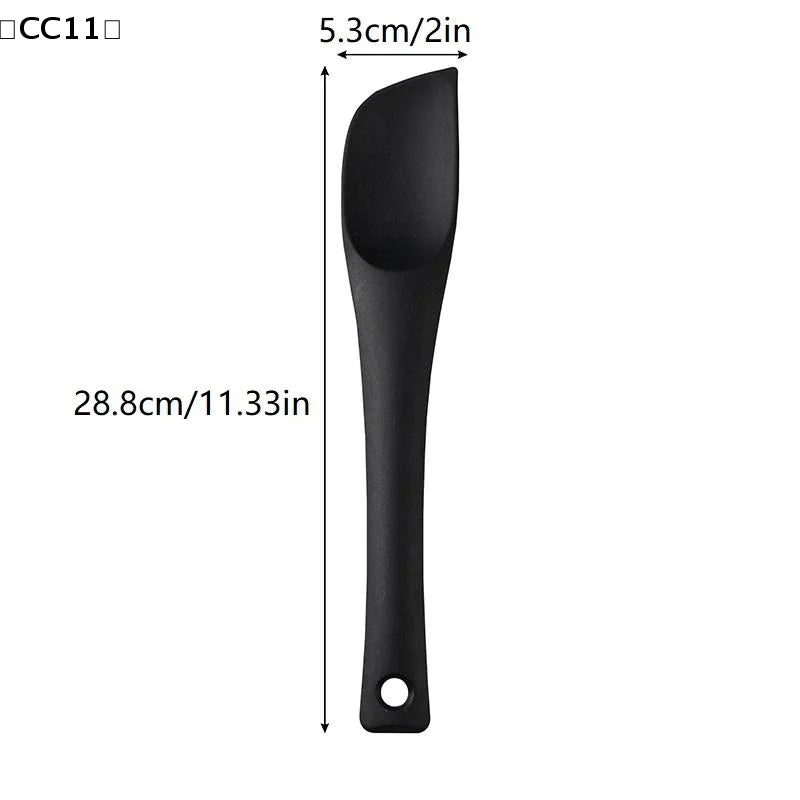 Kitchen Silicone Spatula Cooking Dough Scraper Cream Butter Smoother Qme