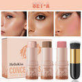 Contour Stick Set Natural Matte Finish Highlighters Shadow Waterproof Contouring Wand V-face Shaping Contour Pen Face Makeup Qme 9507A-020English