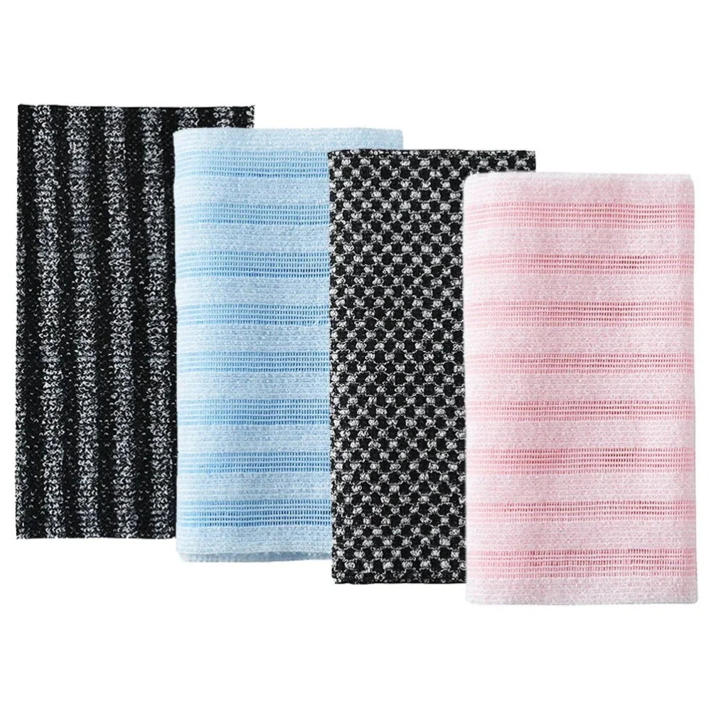 Antibacterial Exfoliating Bath Towel Rich Foam Shower Cloth Deep Cleansing Body Towel For Back Exfoliation Smooth Skin Daily Spa Qme