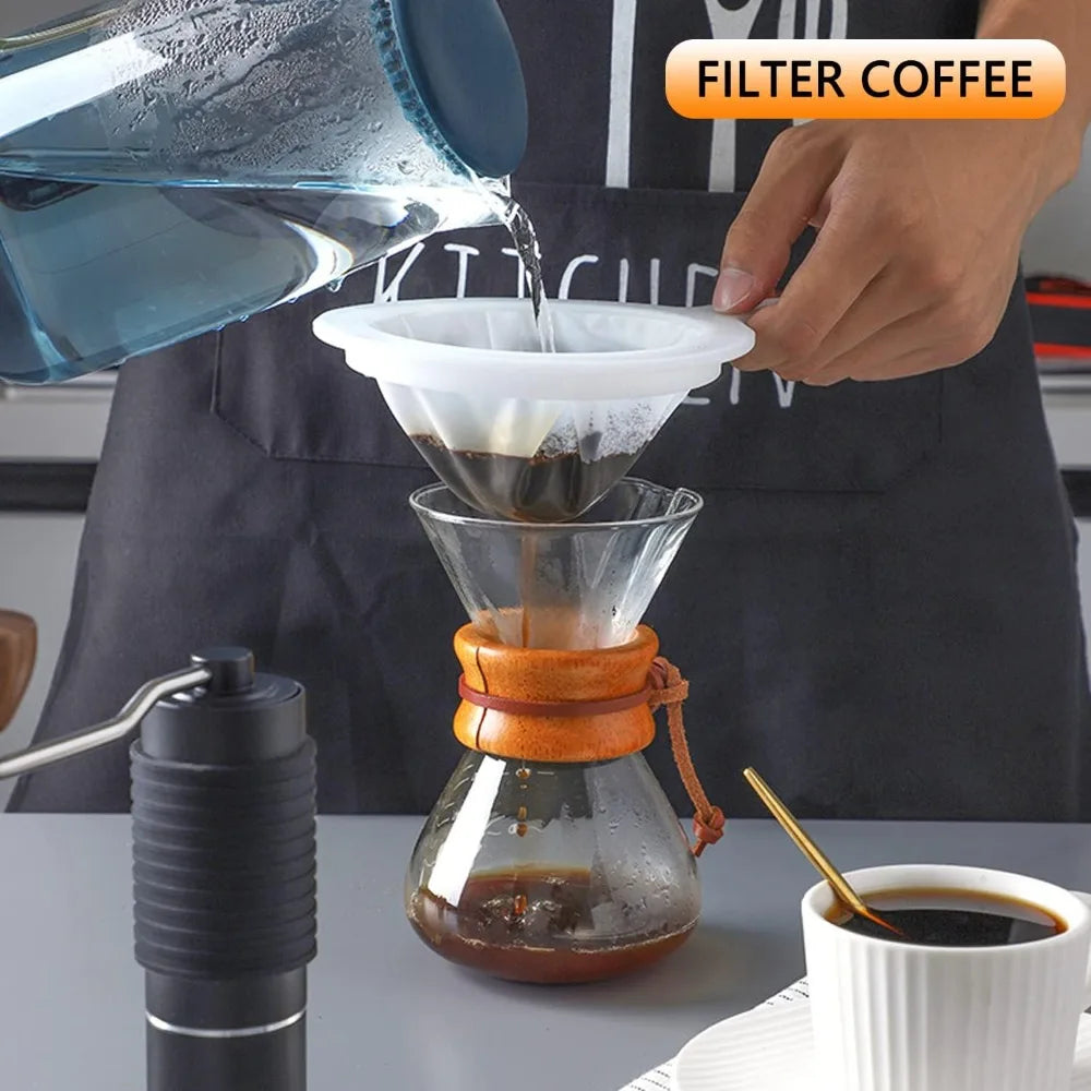 100/200/400 Mesh Ultra Fine Filter Mesh Strainer Spoon Sieve Washable High Density Nylon Screening Colander for Coffee Yogurt Qme