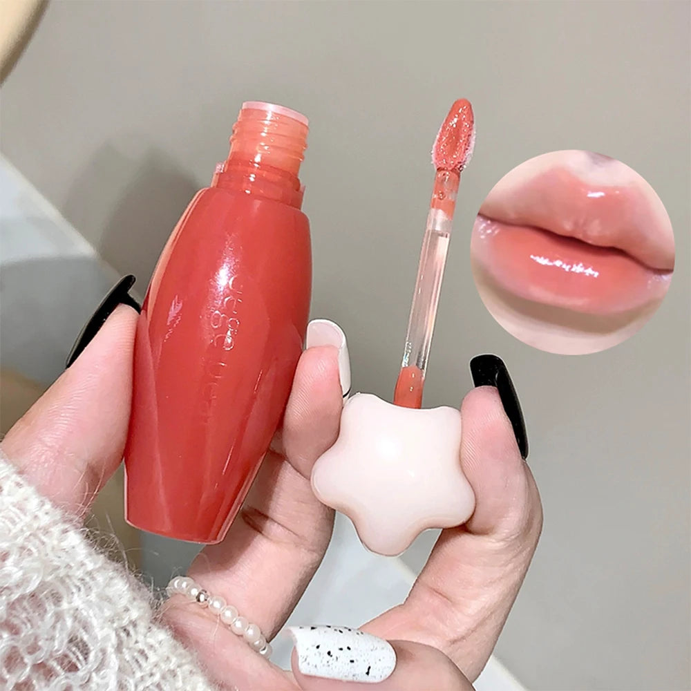 Gege Bear Water Gloss Lip Moisturizing Mirror Colored Long-lasting Qme