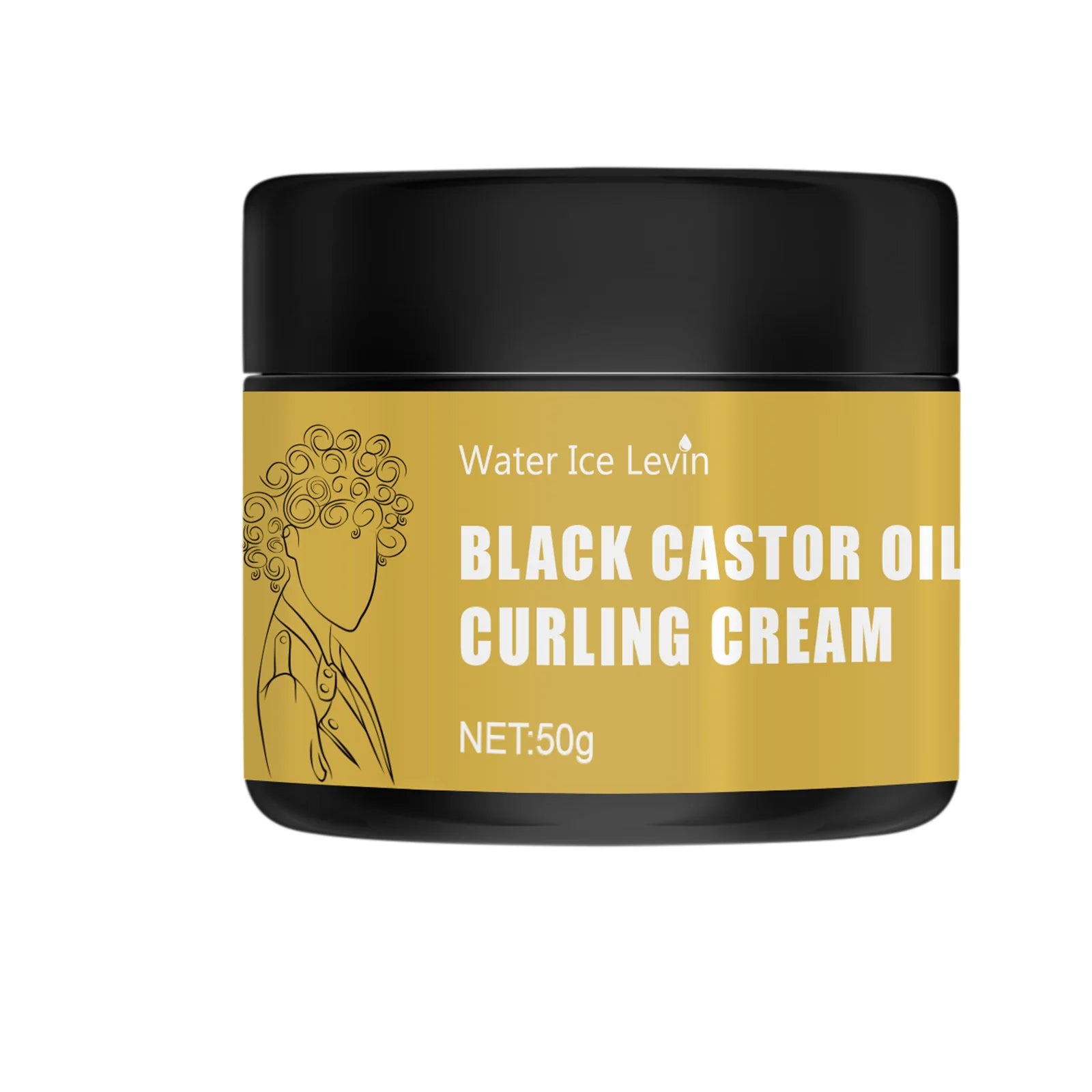 Black Castor Oil Healthy Moisturizes And Defines Curls Suitable For Dry Curly Hair For Both Men And Women,Repair Hair Tangles Qme 50g