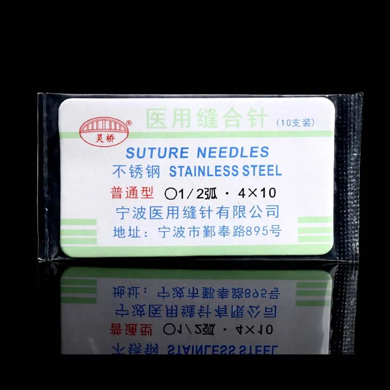 Medical Surgical Suture Needle Triangle Double Eyelid Buried Eyebrow Qme PURPLE