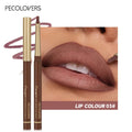 Matte 6-colors Lip Liner Pencil Bevel Design Nib Lip Contour Lipstick Nude Brown Lipstick Pencil Natural Lasting Lipliner Makeup Qme 03