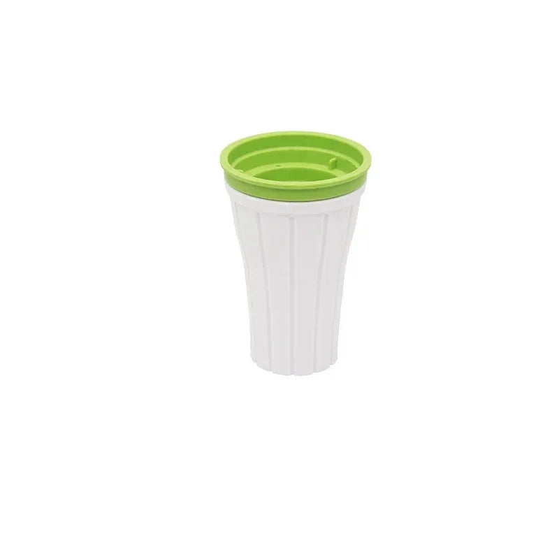 TPE Smoothie Cup Pinch Homemade Crushed Ice Slush Squeeze Diy Cold Qme green