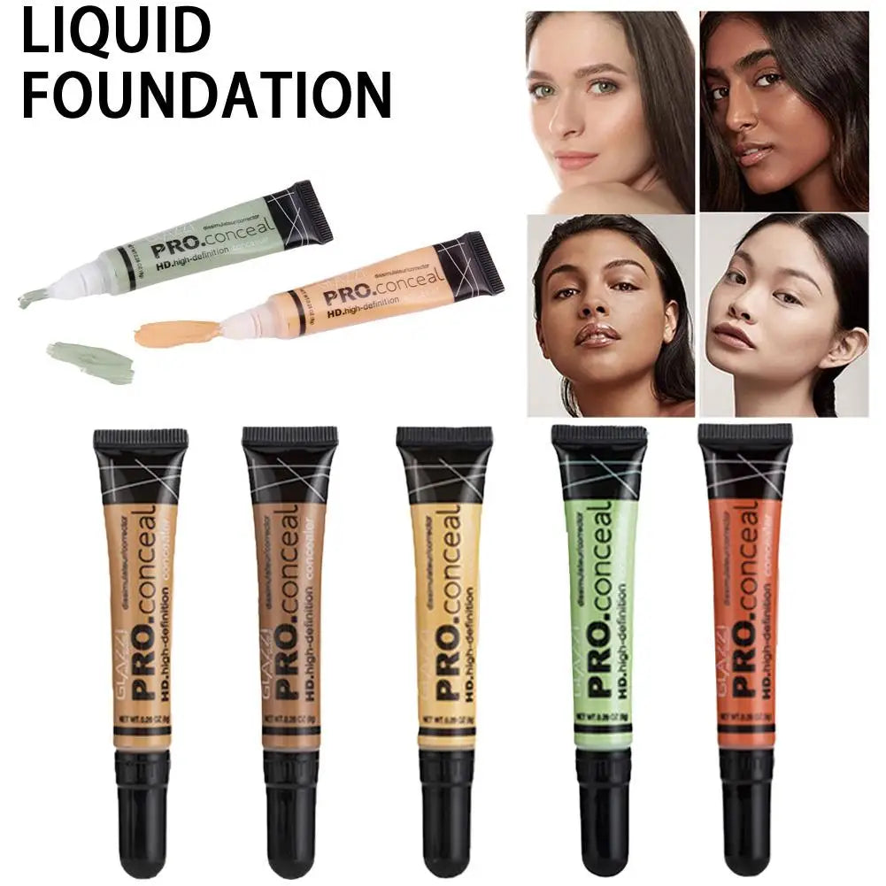 Hose Liquid Foundation Matte Nude Makeup Facial Highlight Concealer Qme
