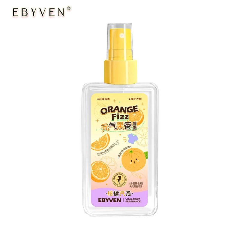 Fruity Scent Perfume Spray Long Lasting Odor Eliminator Clothes Qme Tangerin 100ml