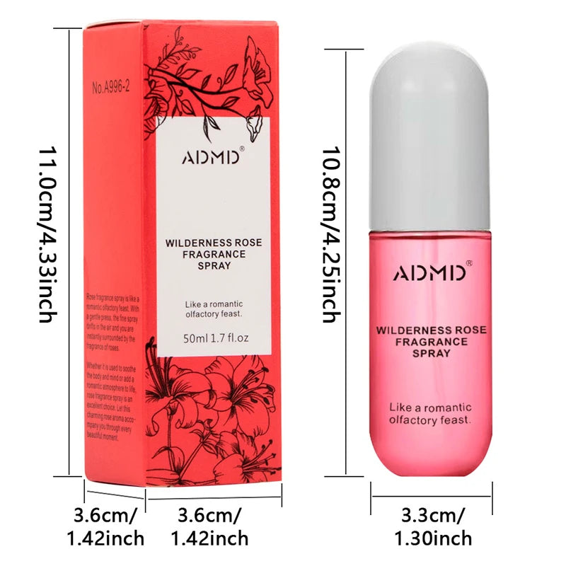 Flower Fruit Flavor Spray Charming Fragrance Lasting Formula Qme