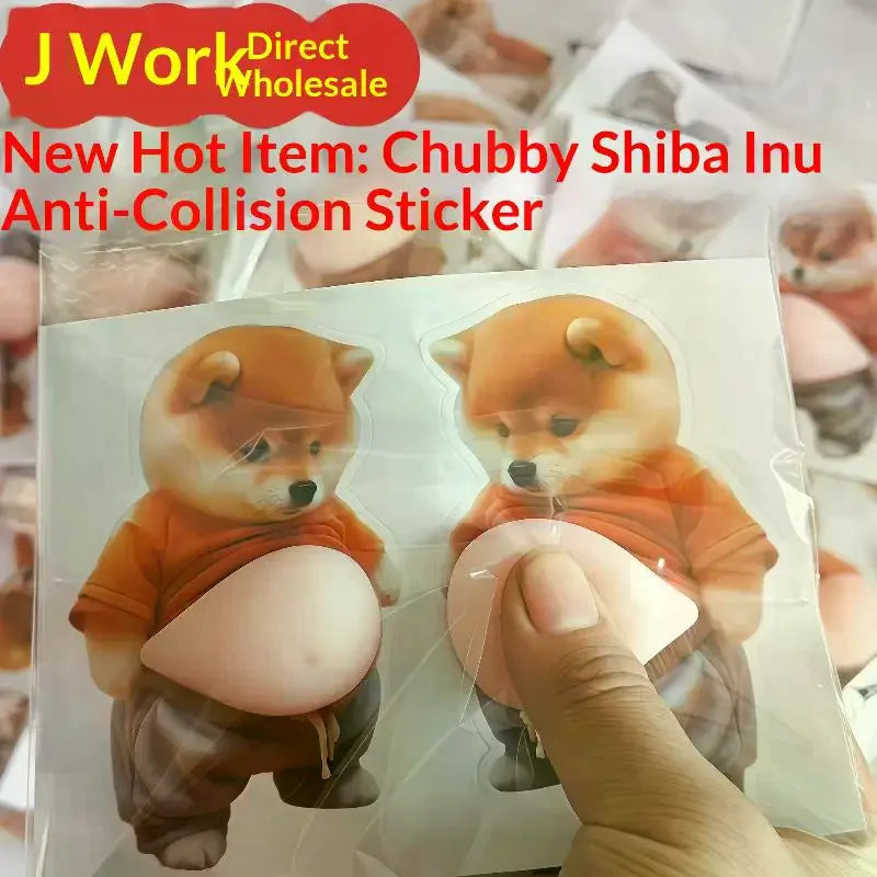 3D Cute Puppy Sticker Squeezeable Phone Case Decoration Children's Birthday Party Favor Festival Supplies Qme