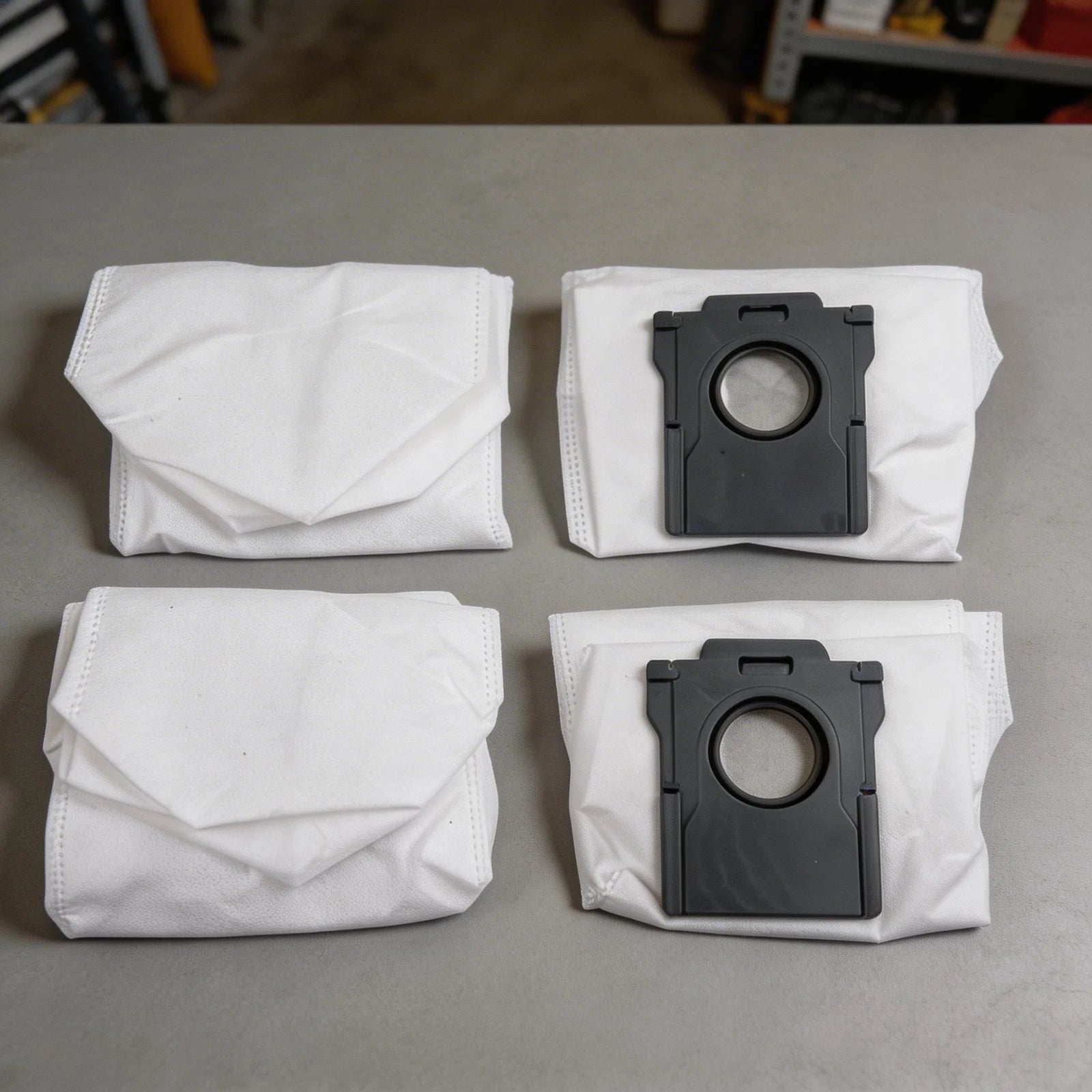 4 Pcs Replacement Bag For DREAME D20 Plus Robot Vacuum Cleaner Accessories Meltblown Fibres And Non-woven Fabric Qme