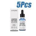 Copper Peptide Serum Hydrating Instant Tightening Skin Improve Fine Lines Daily Use Sooth Hyaluronic Acid Face Serum Skincare Qme 5 x 30ml Boxed