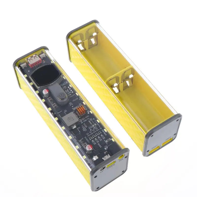 PD 45W Power Bank Case 8 Slot 18650 Battery Storage DIY Speed Qme