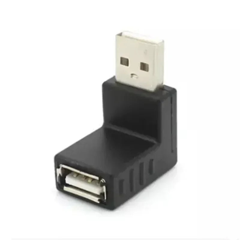 10pcs Mini USB 5Pin Male to USB Female 90 degree Angle Converter Connector data Sync OTG Adapter for Car MP3 MP4 Tablets Phones Qme