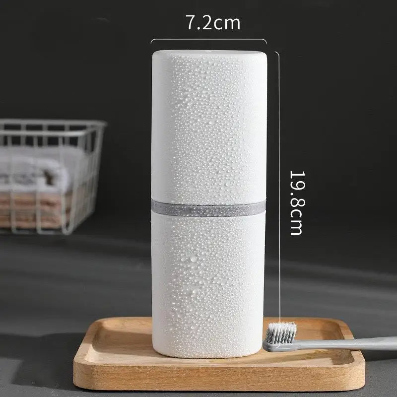 1pc Toothbrush Travel Case Travel Toothbrush Holder Case Portable Travel Toothbrush Case For Traveling Camping Business Trip Qme 1PC white