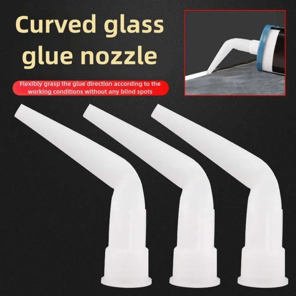 Adhesive Nozzle Tips for Glue & Sealant Guns, Construction & DIY Projects, Precision Control for Indoor Home Improvement Tools, Qme
