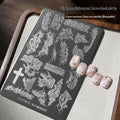 Lace Nail Art Stamping Transfer Tools Stainless Steel Stripes Qme Default Title