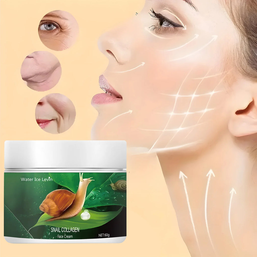 Snail anti-wrinkle cream firming up anti-aging fade fine lines moisturizing whitening repair skin care cosmetics Qme