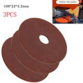 3 Pcs Grinding Wheel Sanding Disc 108*3.2*22mm Sharping Wheel For Chainsaw Sharpener Grinder Polishing 3/8" And 404 Chain Tool Qme Default Title
