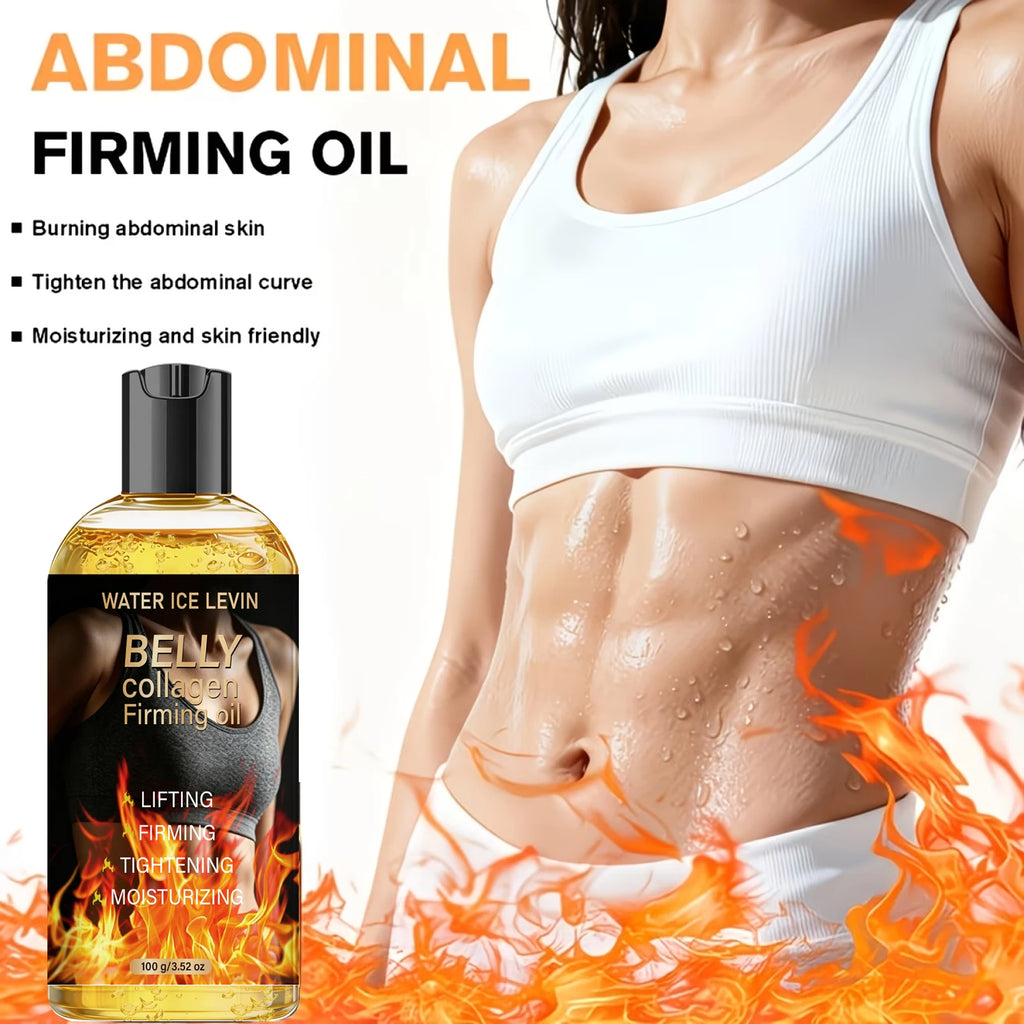 Collagen Firming Oil for Belly Skin, with Niacinamide & Hyaluronic Acid, Lifting & Hydrating Qme