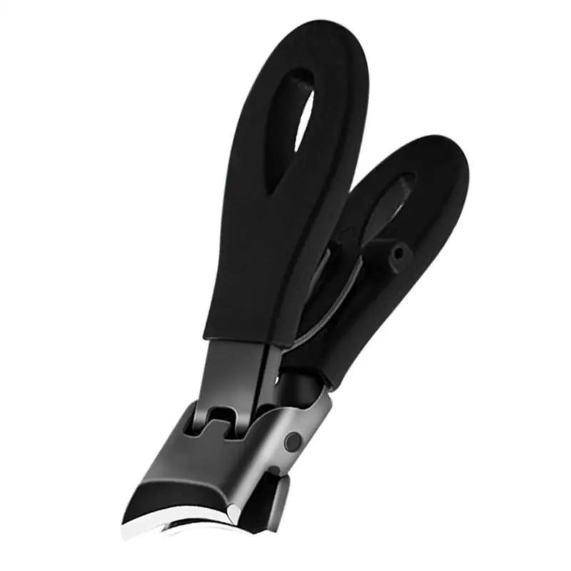 Slanted Nail Clippers Wide Jaw Opening Slanted Curved Nail Trimmer For Thick/Ingrown Nails Stainless Steel Pedicure Tool Qme