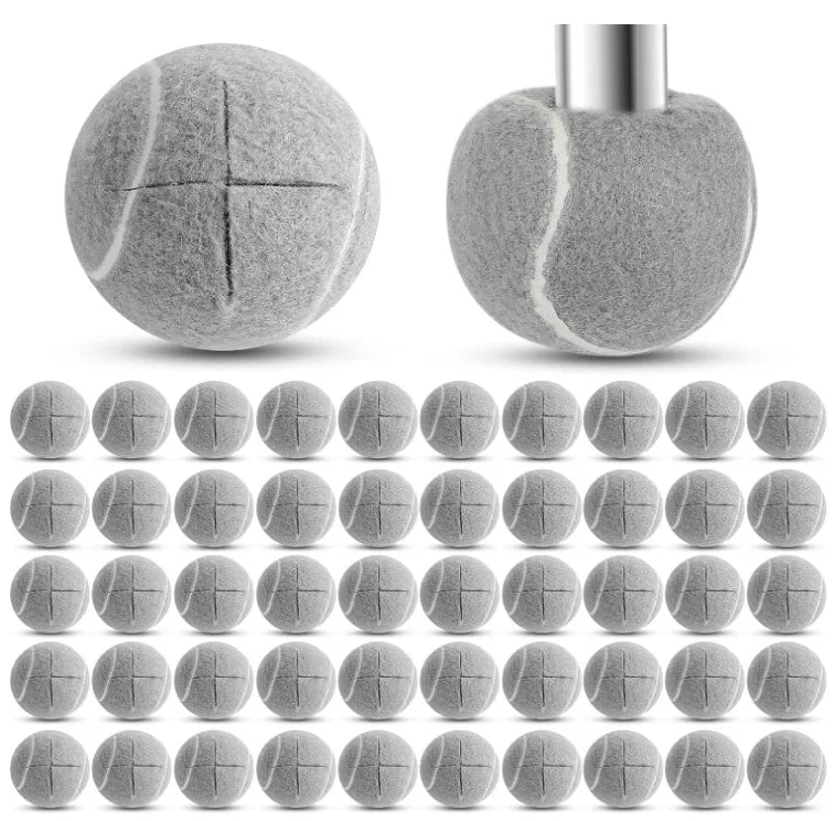 8/16PCS Tennis Silent Foot Cover Cross Cut Anti slip Wear resistant Chair Leg Movement Protective Cover Furniture Leveling Slide Qme Gray 16pcs
