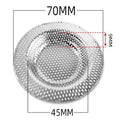 Kitchen Water Sink Filter Sink Mesh Strainer Kitchen Tool Stainless Steel Bathroom Floor Drain Cover Shower Hair Catche Stopper. Qme 7cm