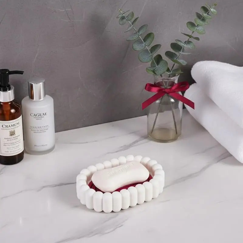 Plastic Bathroom Shower Soap Box Travel Portable Small Tray Dish Qme