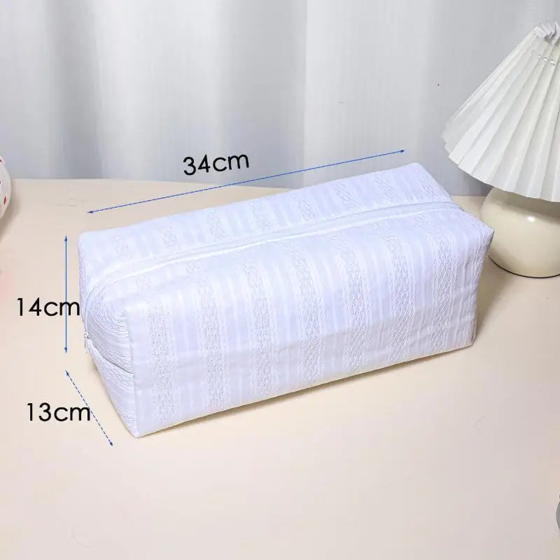 Padded Cosmetic Bag With Large Capacity Hair Dryer Storage Pouch Portable Hair Styling Tools Separate Compartments With Zipper Qme