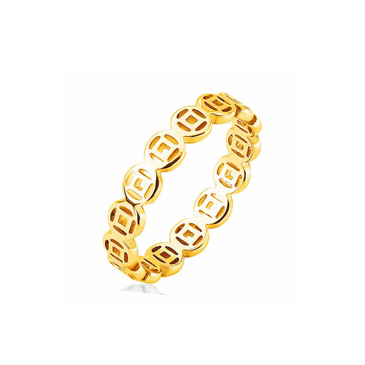 Vintage Copper Coin For Men Money Catcher Classic Versatile Hip Hop Wealth Luckly Finger Rings Jewelry Accessories Gifts Qme 1 5