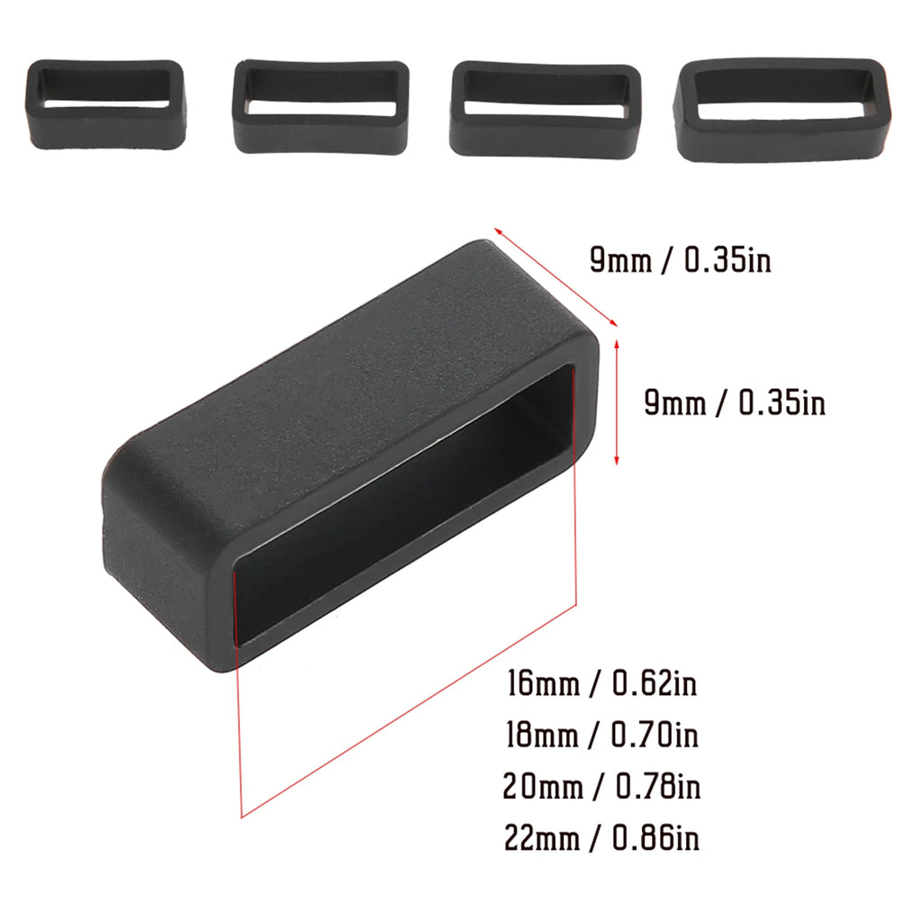 Watch Strap Buckles Replacement Silicone Watch Belt Safety Buckle Wristwatch Accessory for SWATCH Watch Silicone Buckles Qme