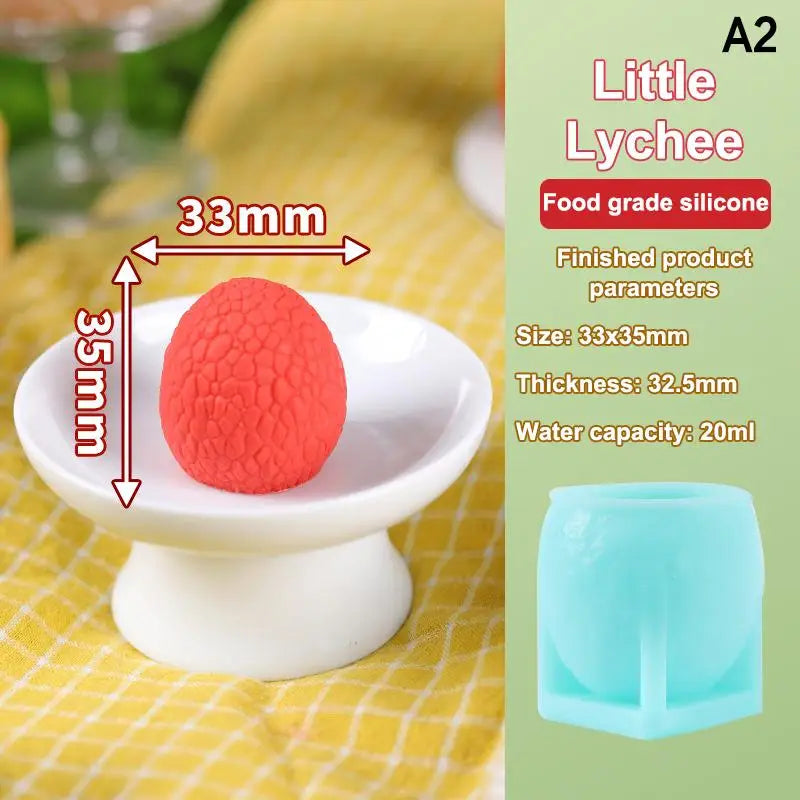Cake Mold Ice Cream Mousse Desserts Decorating Tools 3D Fruit Shape Qme A2