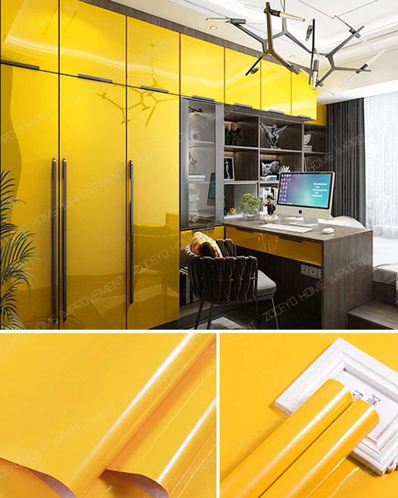Vinyl Self-adhesive Wallpaper Contact Paper Waterpoof Peel Stick Wall