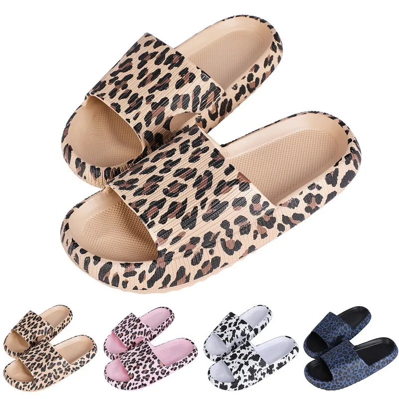 Cloud Slippers Women Shoes Summer Slippers For Men Shoes Home Flat Sandals Massage Flip Flops Couples Bathroom Indoor Slides Qme
