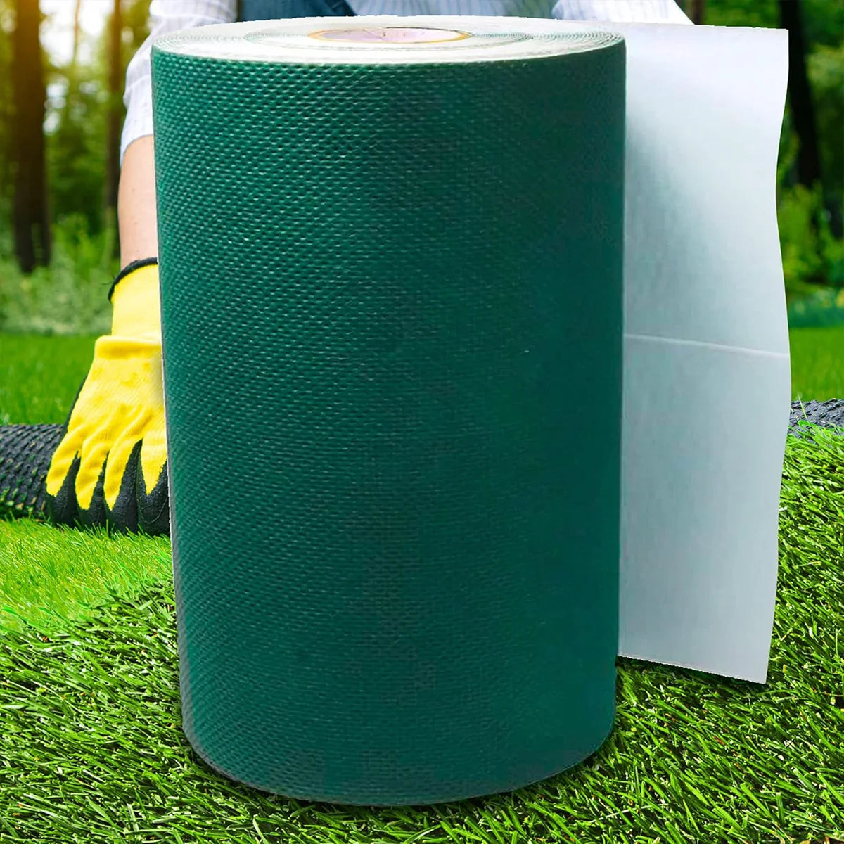 High Viscosity Artificial Grass Turf Self Adhesive Seam Tape for Lawn Garden Carpet Simulation Grass Connection Repair Tape Qme