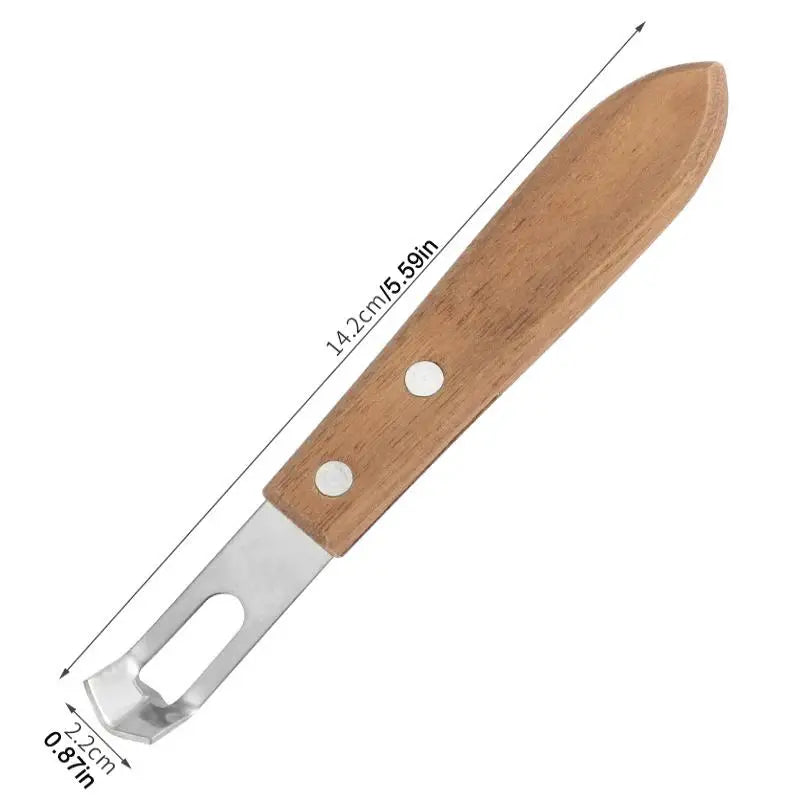 Eco-friendly Rust-proof Wood Handle Kitchen Tool Paring Knife Qme