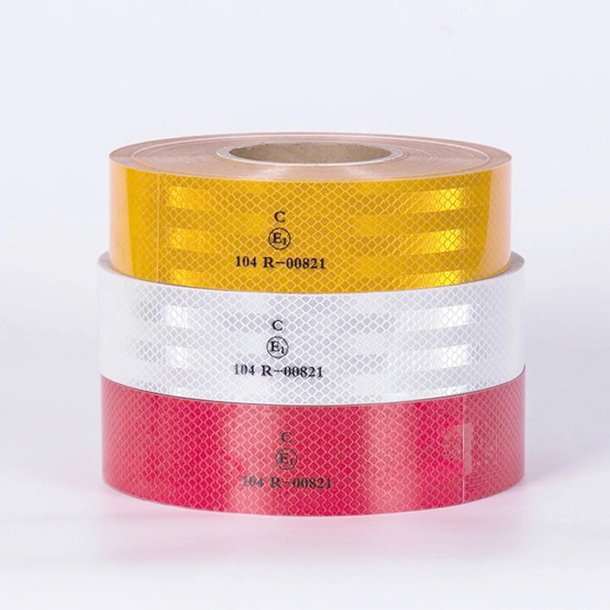 High Intensity Reflective Adhesive Tape Conspicuity Warning Car Stickers Reflectors Strip For Truck Trailer Safety Acce Qme
