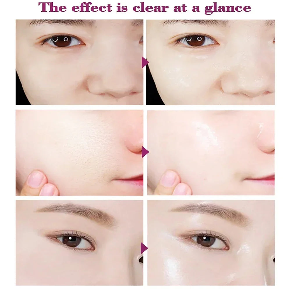 Lactobionic Acid Pore Shrink Face Serum Hyaluronic Moisturizing Qme