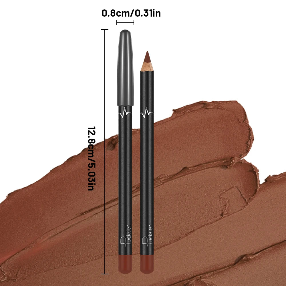 Luxury Matte Lip Liner Long-lasting Smooth Application Versatile Qme
