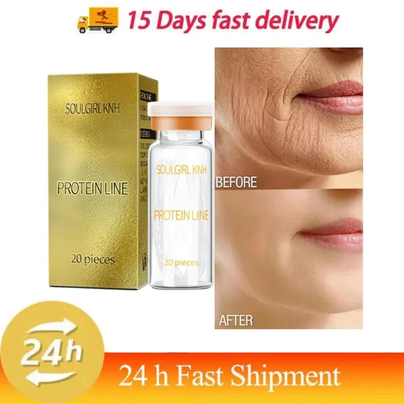 Instant Collagen Protein Threads Lifting Firming Absorbable Face Filler Anti-aging Deep Repair Fade Fine Lines Korean Skincare Qme 1pc