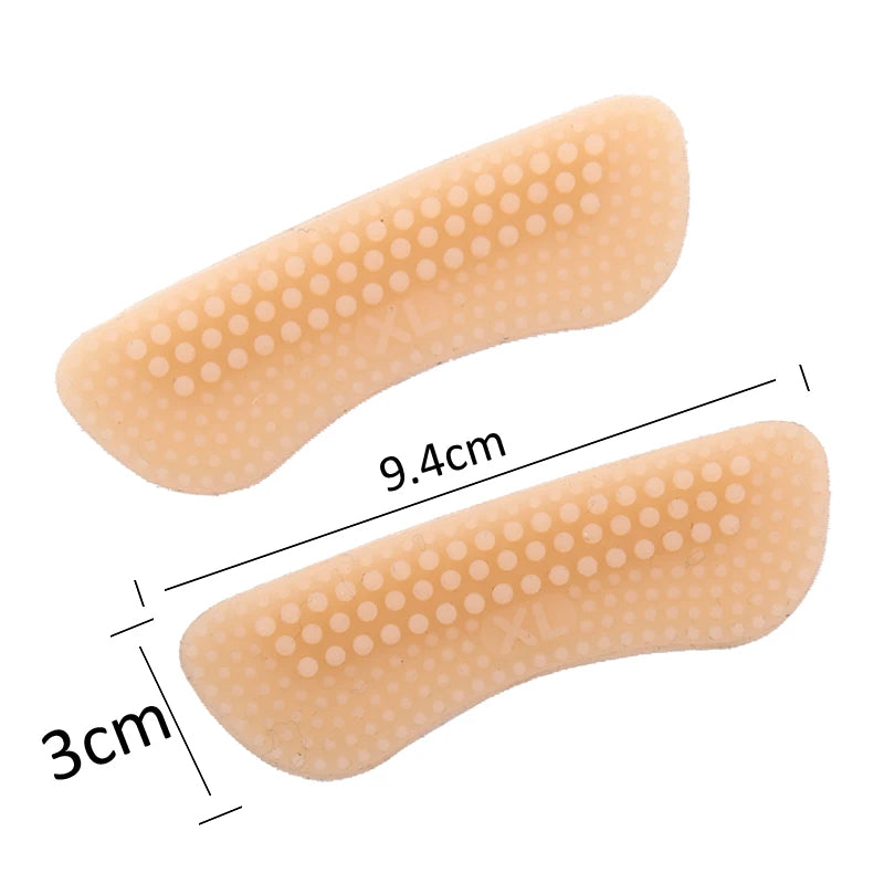 Silicone Heel Protectors Stickers Heels Grips for Women Men Anti Slip Heel Cushions Non-Slip Inserts Pads Foot Soft Heel Care Qme
