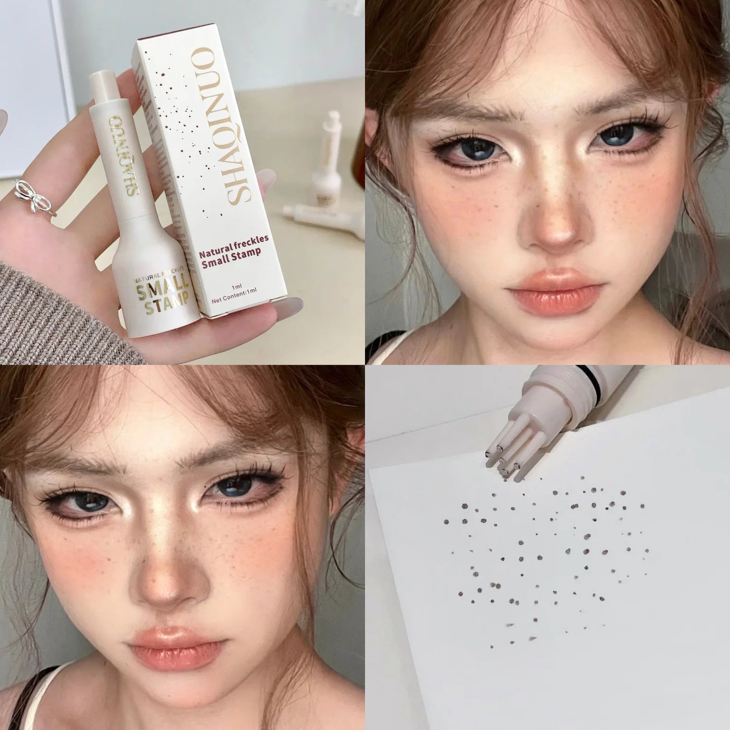 Liquid Air Cushion Freckle Stamp Pen SHAQINUO Five-point Head Natural Qme S9103-04